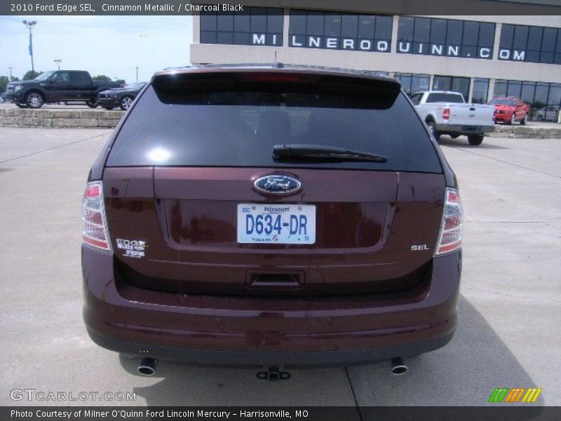 Cinnamon Metallic / Charcoal Black 2010 Ford Edge SEL