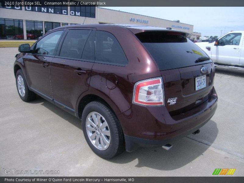 Cinnamon Metallic / Charcoal Black 2010 Ford Edge SEL