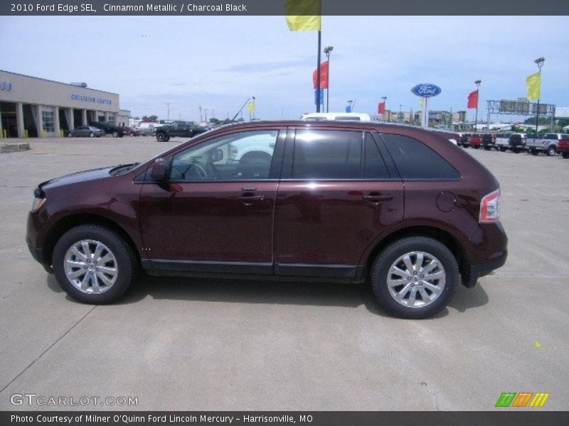 Cinnamon Metallic / Charcoal Black 2010 Ford Edge SEL