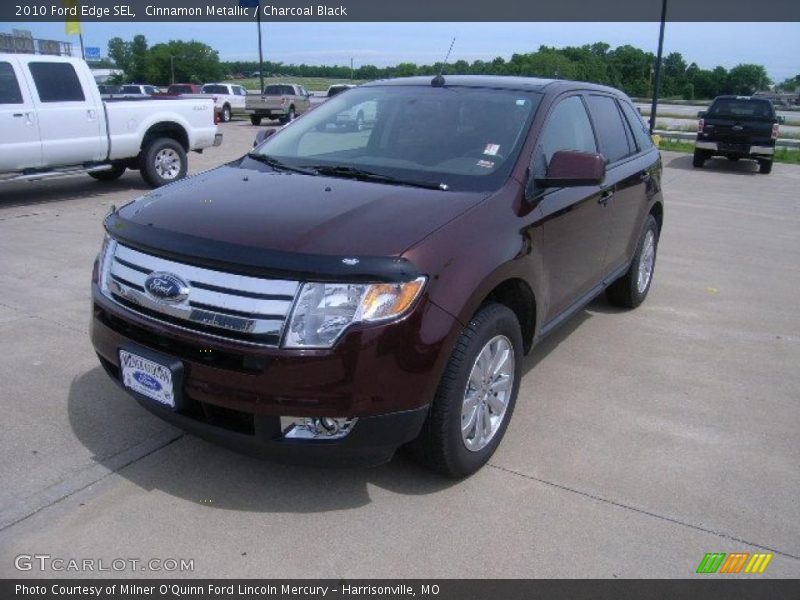 Cinnamon Metallic / Charcoal Black 2010 Ford Edge SEL