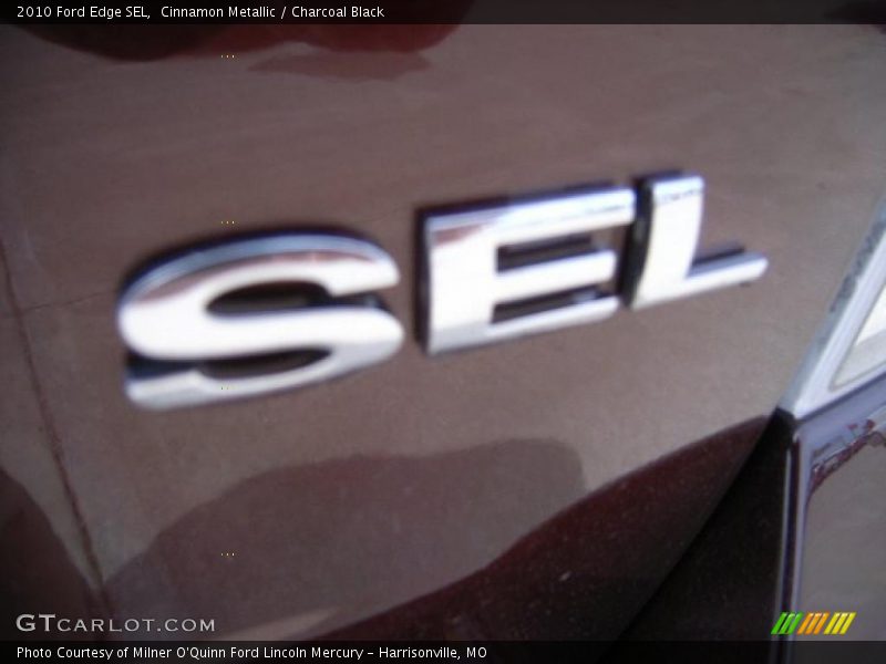 Cinnamon Metallic / Charcoal Black 2010 Ford Edge SEL