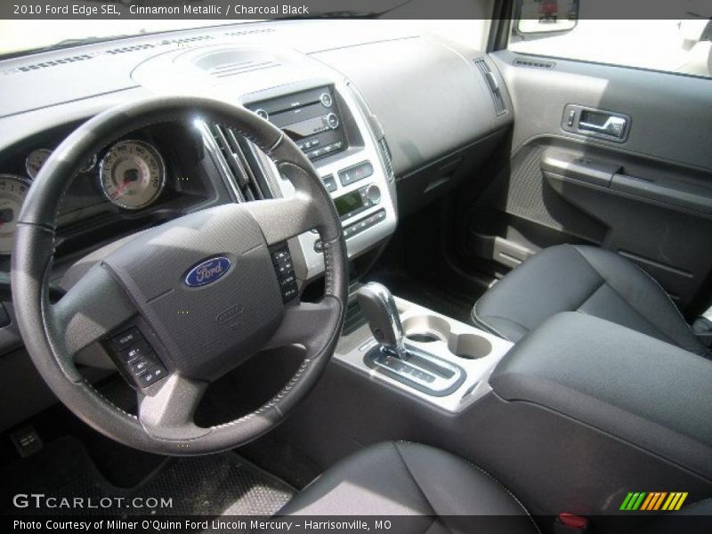 Cinnamon Metallic / Charcoal Black 2010 Ford Edge SEL
