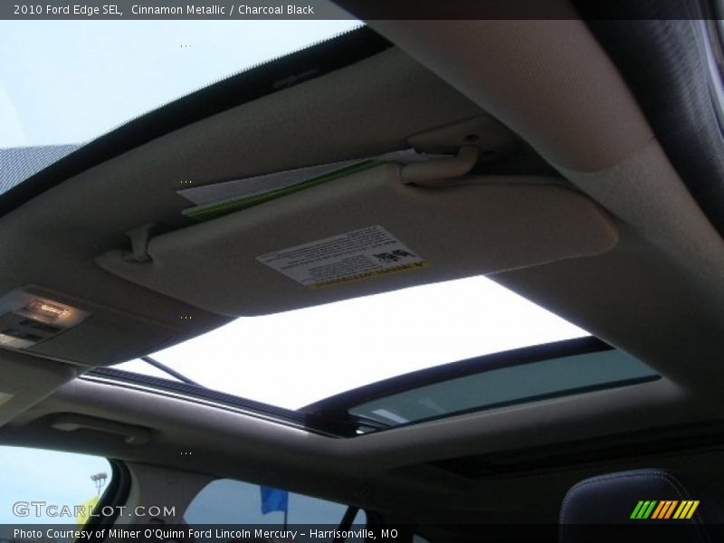 Cinnamon Metallic / Charcoal Black 2010 Ford Edge SEL