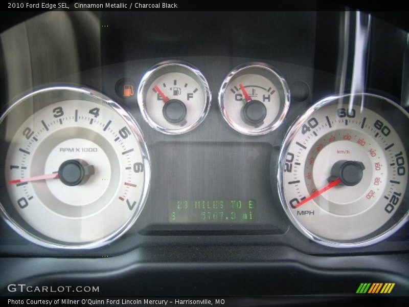 Cinnamon Metallic / Charcoal Black 2010 Ford Edge SEL
