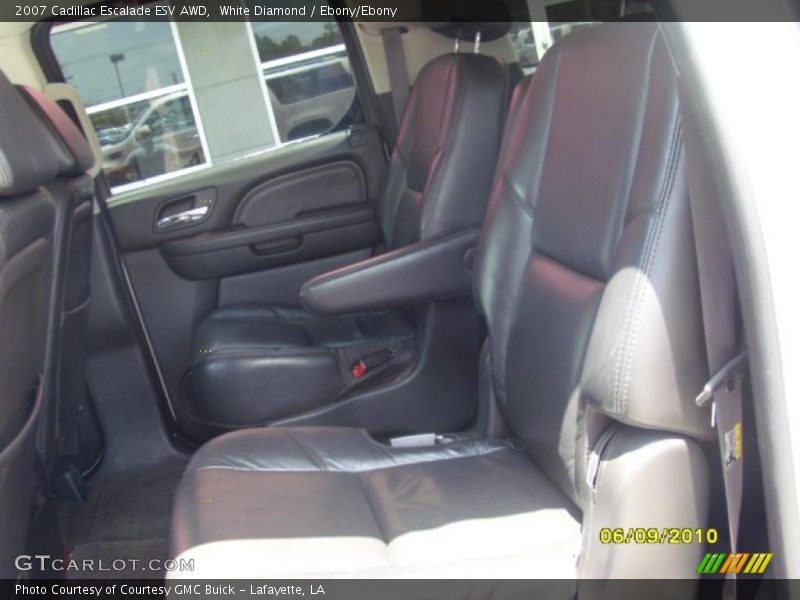 White Diamond / Ebony/Ebony 2007 Cadillac Escalade ESV AWD