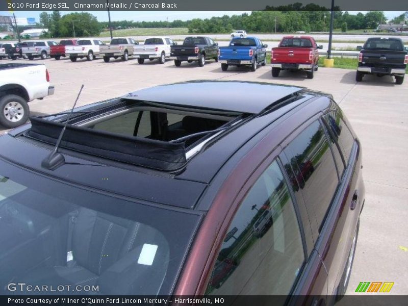 Cinnamon Metallic / Charcoal Black 2010 Ford Edge SEL