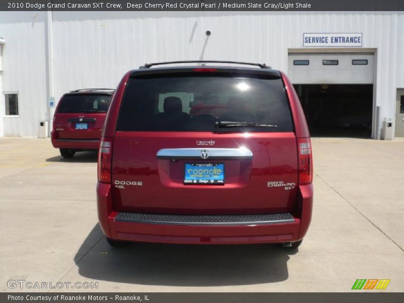 Deep Cherry Red Crystal Pearl / Medium Slate Gray/Light Shale 2010 Dodge Grand Caravan SXT Crew