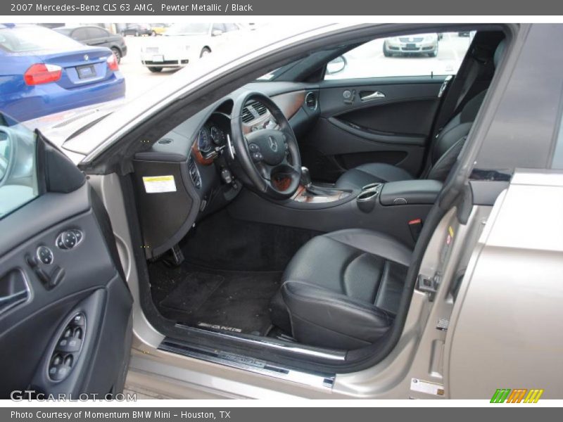 Pewter Metallic / Black 2007 Mercedes-Benz CLS 63 AMG