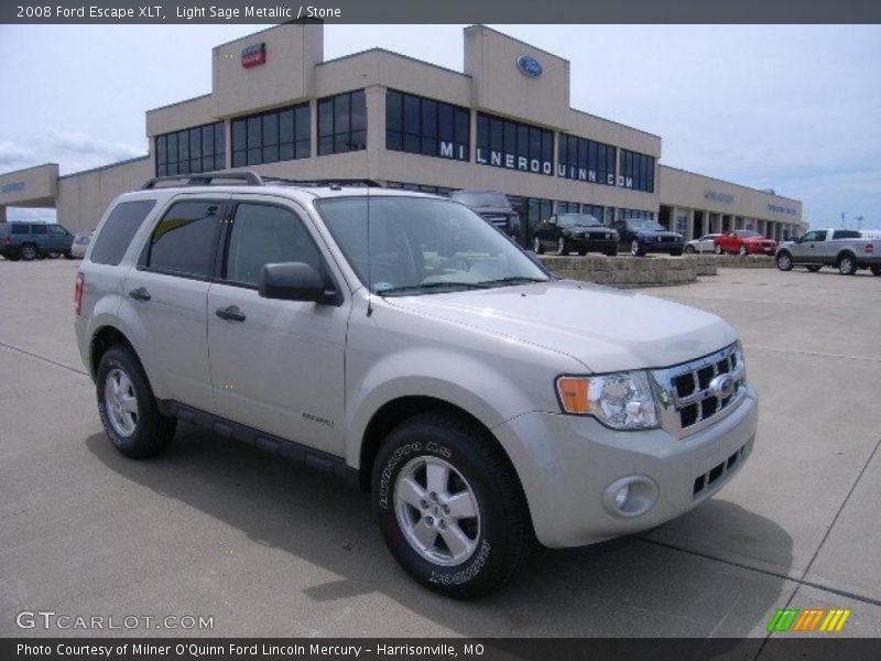 Light Sage Metallic / Stone 2008 Ford Escape XLT