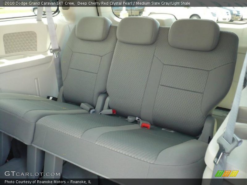 Deep Cherry Red Crystal Pearl / Medium Slate Gray/Light Shale 2010 Dodge Grand Caravan SXT Crew