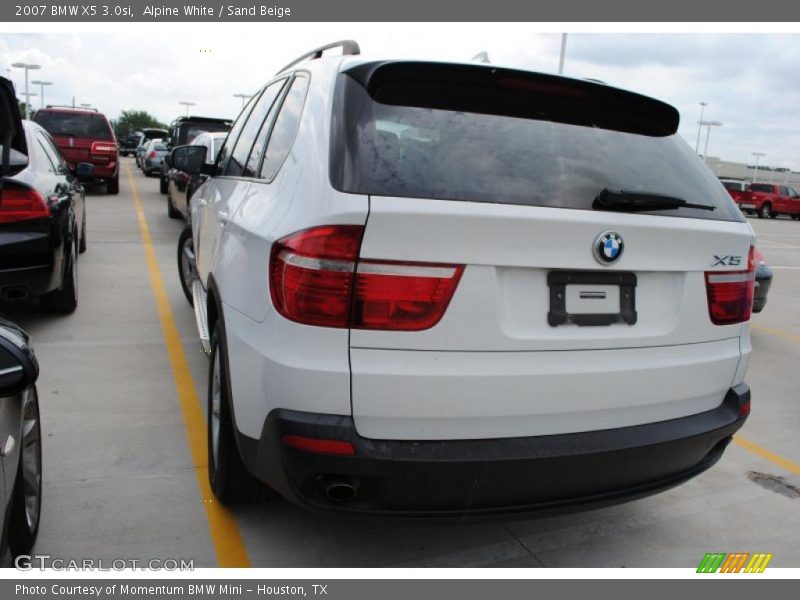 Alpine White / Sand Beige 2007 BMW X5 3.0si
