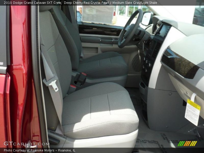 Deep Cherry Red Crystal Pearl / Medium Slate Gray/Light Shale 2010 Dodge Grand Caravan SXT Crew