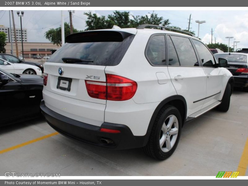 Alpine White / Sand Beige 2007 BMW X5 3.0si