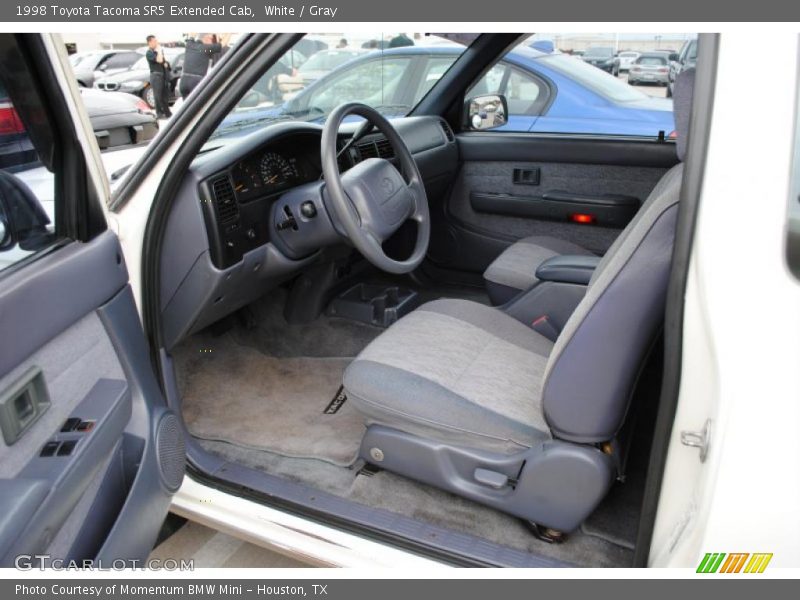 White / Gray 1998 Toyota Tacoma SR5 Extended Cab