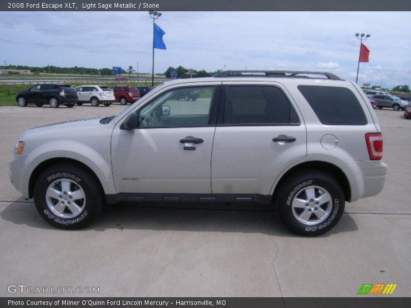 Light Sage Metallic / Stone 2008 Ford Escape XLT