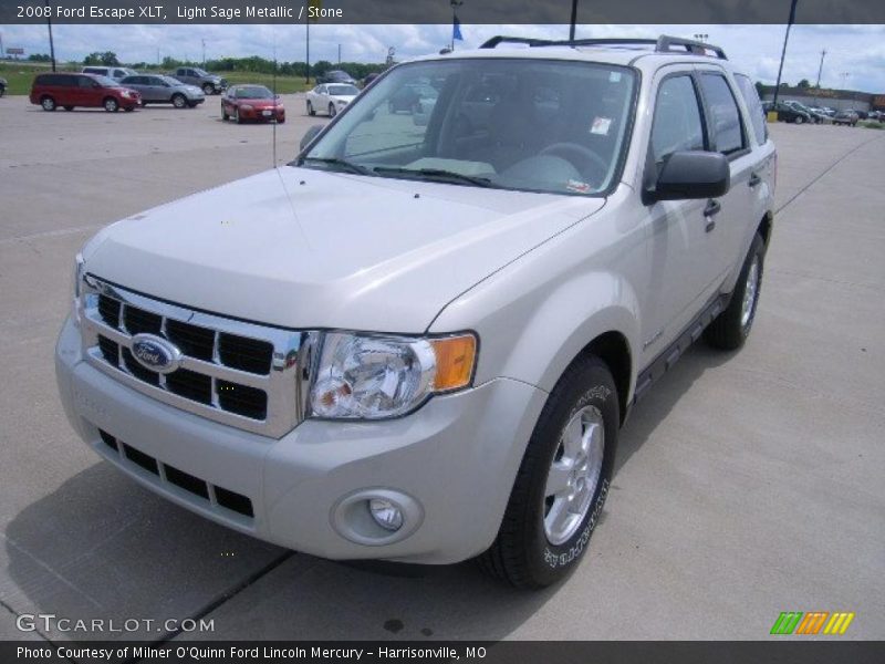 Light Sage Metallic / Stone 2008 Ford Escape XLT