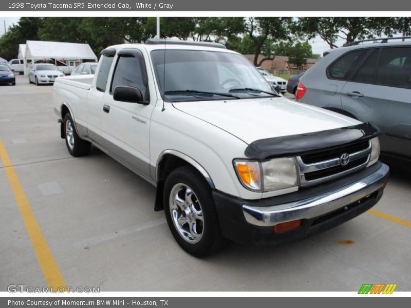 White / Gray 1998 Toyota Tacoma SR5 Extended Cab