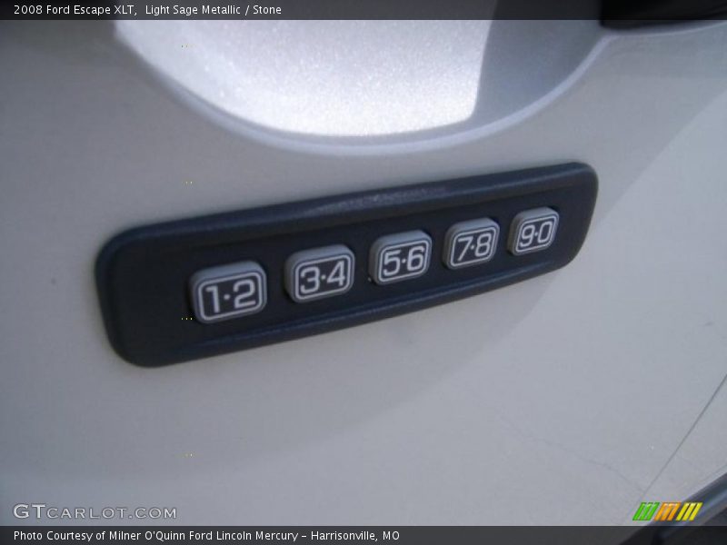 Light Sage Metallic / Stone 2008 Ford Escape XLT