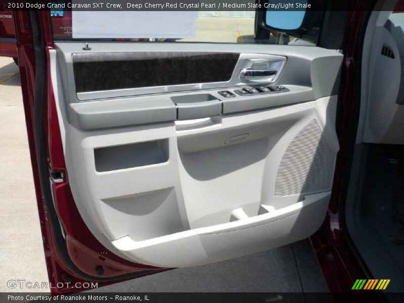 Deep Cherry Red Crystal Pearl / Medium Slate Gray/Light Shale 2010 Dodge Grand Caravan SXT Crew