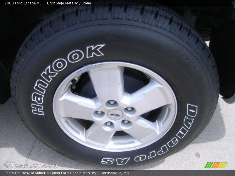 Light Sage Metallic / Stone 2008 Ford Escape XLT