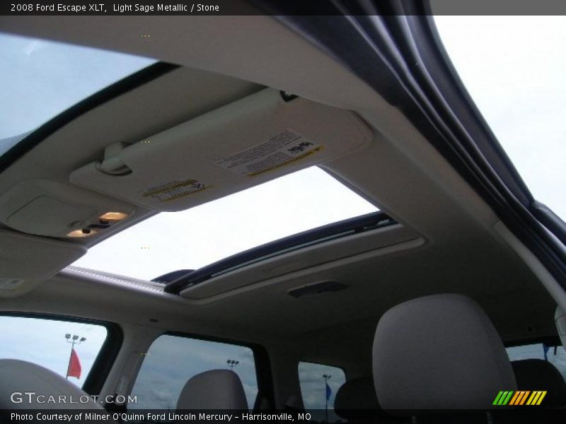 Light Sage Metallic / Stone 2008 Ford Escape XLT