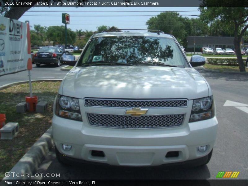 White Diamond Tricoat / Light Cashmere/Dark Cashmere 2010 Chevrolet Tahoe LTZ