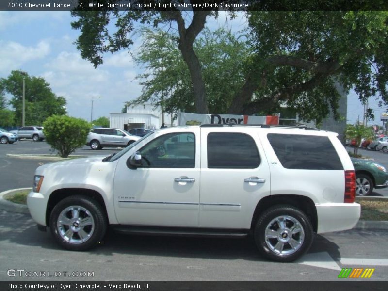 White Diamond Tricoat / Light Cashmere/Dark Cashmere 2010 Chevrolet Tahoe LTZ