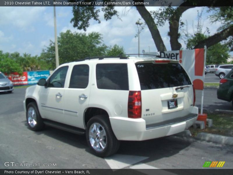 White Diamond Tricoat / Light Cashmere/Dark Cashmere 2010 Chevrolet Tahoe LTZ