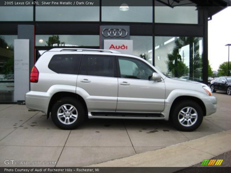 Silver Pine Metallic / Dark Gray 2005 Lexus GX 470