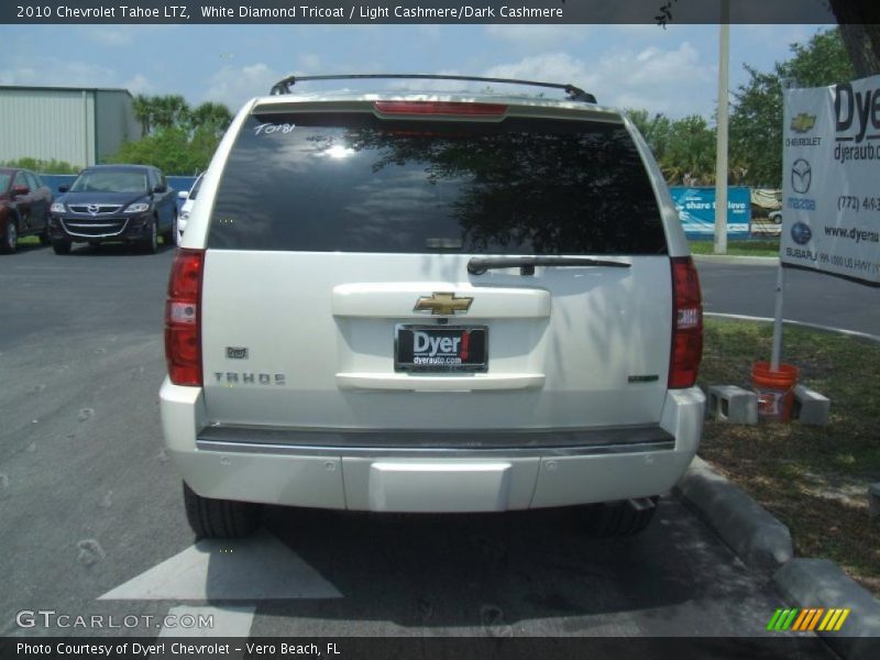 White Diamond Tricoat / Light Cashmere/Dark Cashmere 2010 Chevrolet Tahoe LTZ