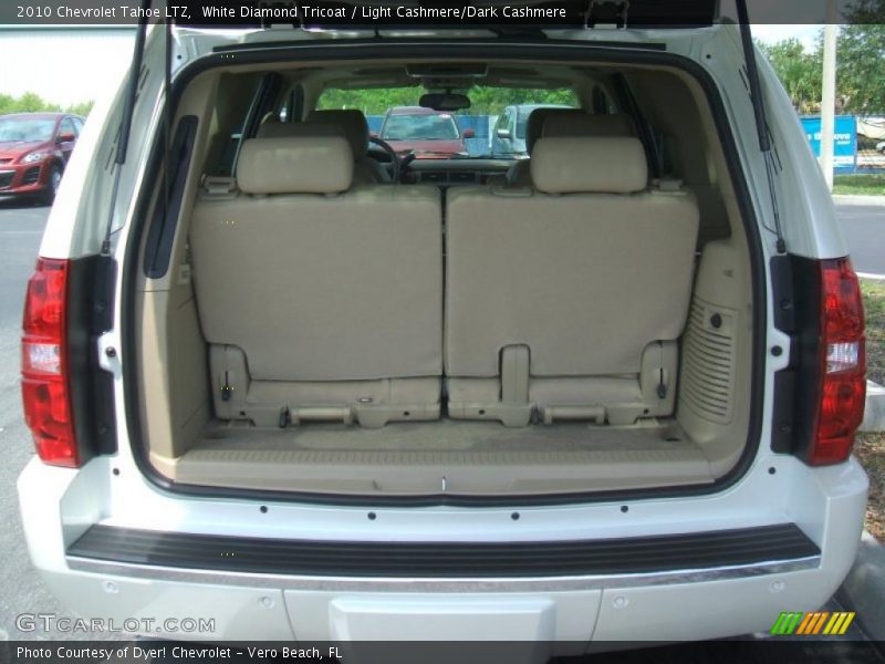 White Diamond Tricoat / Light Cashmere/Dark Cashmere 2010 Chevrolet Tahoe LTZ