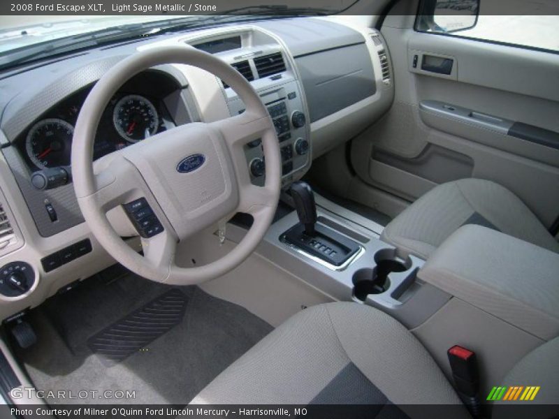 Light Sage Metallic / Stone 2008 Ford Escape XLT