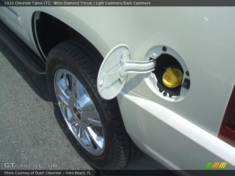 White Diamond Tricoat / Light Cashmere/Dark Cashmere 2010 Chevrolet Tahoe LTZ