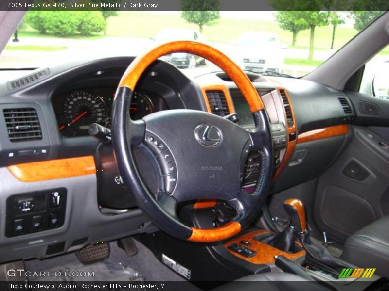 Silver Pine Metallic / Dark Gray 2005 Lexus GX 470