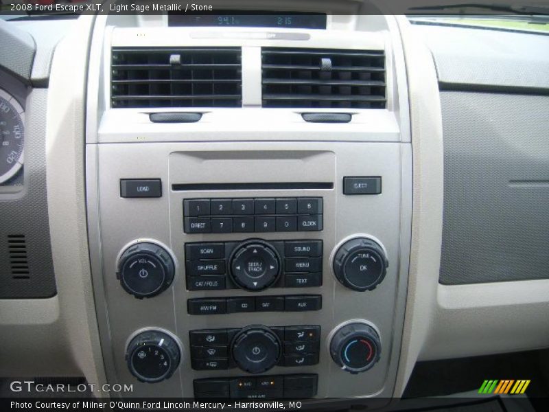 Light Sage Metallic / Stone 2008 Ford Escape XLT