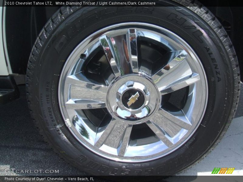 White Diamond Tricoat / Light Cashmere/Dark Cashmere 2010 Chevrolet Tahoe LTZ