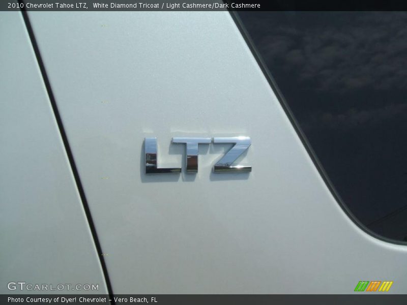 White Diamond Tricoat / Light Cashmere/Dark Cashmere 2010 Chevrolet Tahoe LTZ