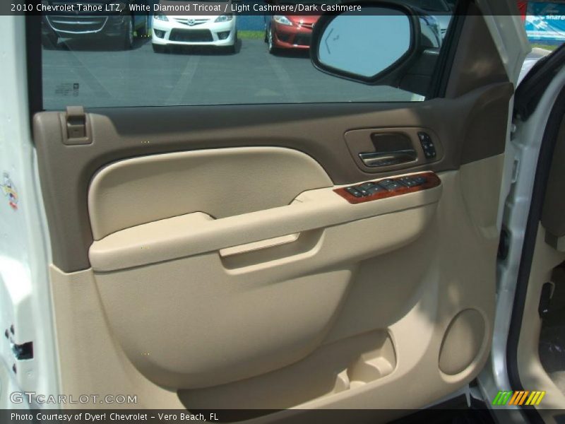 White Diamond Tricoat / Light Cashmere/Dark Cashmere 2010 Chevrolet Tahoe LTZ