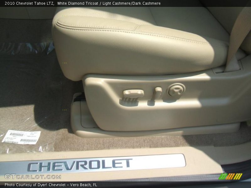 White Diamond Tricoat / Light Cashmere/Dark Cashmere 2010 Chevrolet Tahoe LTZ