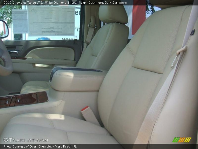 White Diamond Tricoat / Light Cashmere/Dark Cashmere 2010 Chevrolet Tahoe LTZ