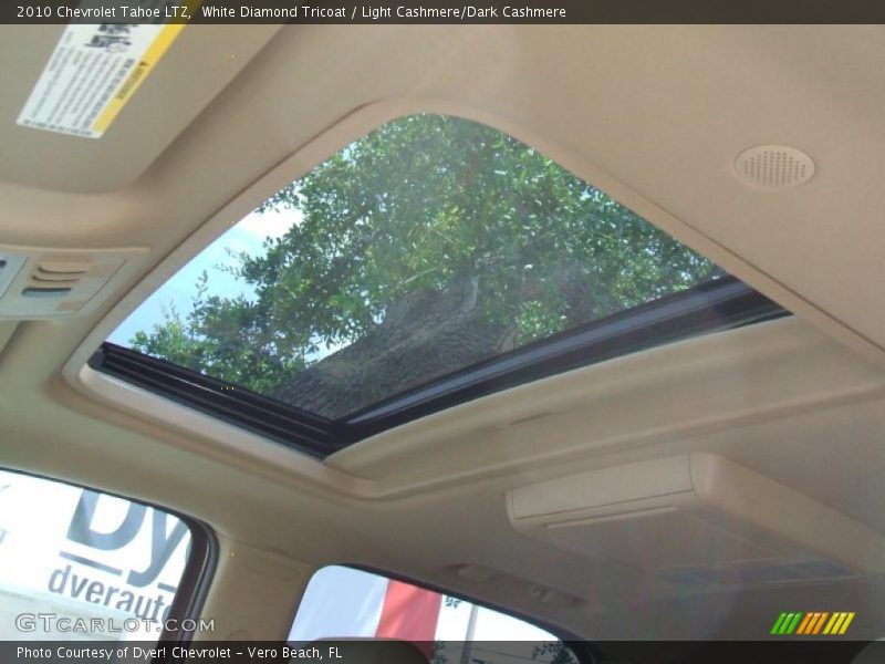 White Diamond Tricoat / Light Cashmere/Dark Cashmere 2010 Chevrolet Tahoe LTZ