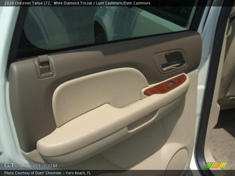 White Diamond Tricoat / Light Cashmere/Dark Cashmere 2010 Chevrolet Tahoe LTZ