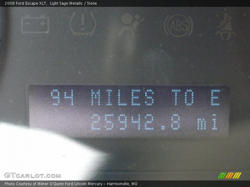 Light Sage Metallic / Stone 2008 Ford Escape XLT