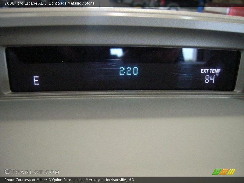 Light Sage Metallic / Stone 2008 Ford Escape XLT