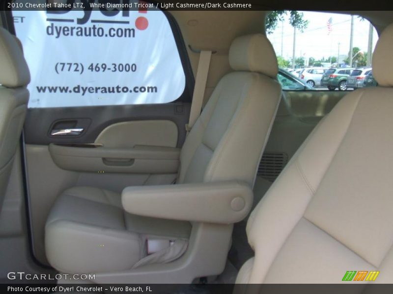 White Diamond Tricoat / Light Cashmere/Dark Cashmere 2010 Chevrolet Tahoe LTZ