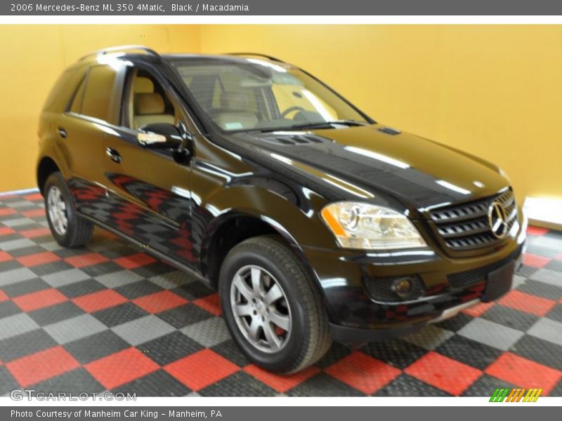 Black / Macadamia 2006 Mercedes-Benz ML 350 4Matic