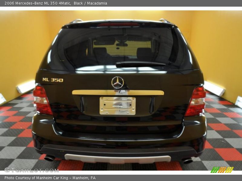 Black / Macadamia 2006 Mercedes-Benz ML 350 4Matic