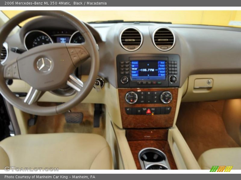 Black / Macadamia 2006 Mercedes-Benz ML 350 4Matic