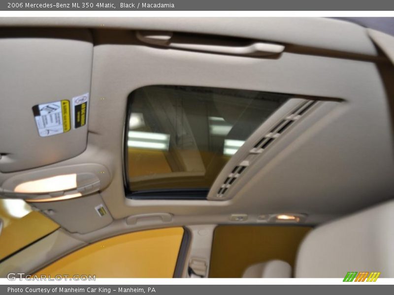 Black / Macadamia 2006 Mercedes-Benz ML 350 4Matic