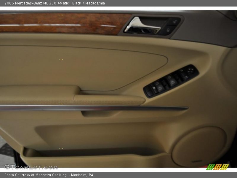 Black / Macadamia 2006 Mercedes-Benz ML 350 4Matic